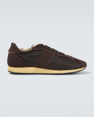The Row Sneakers Moveo Mit Kaschmir - Braun