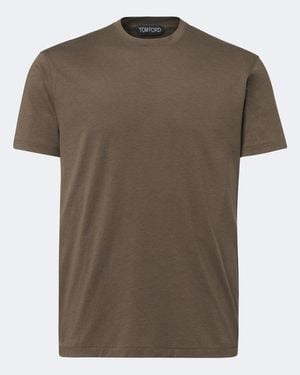 Tom Ford Jersey T-Shirt - Brown