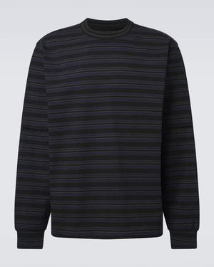 Sacai Longsleeve Aus Baumwolle - Schwarz