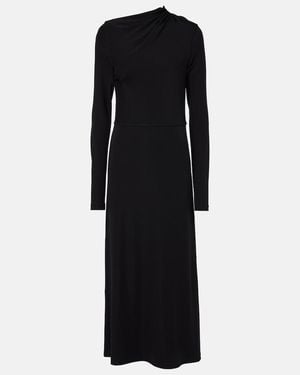 TOTEME Jersey Draped Dress - Black