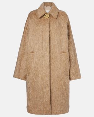 JOSEPH Alger Wool And Mohair-Blend Coat - Natural