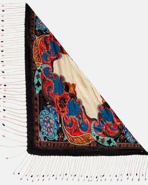 Etro Tuch Aus Seide - Blau