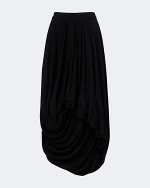 Junya Watanabe Rock Aus Wolle - Schwarz