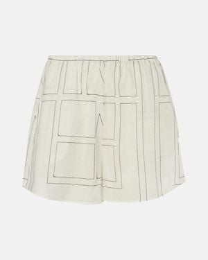 TOTEME Short Shorts - White