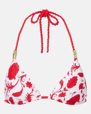Heidi Klein Wendbares Bikini-Oberteil Evia - Rot