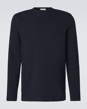 The Row Leon Cotton Jersey T-Shirt - Blue