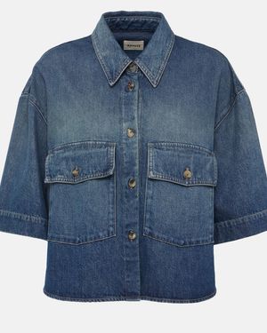 KHAITE Mahsha Denim Shirt - Blue