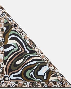 PUCCI Tuch Marmo Aus Seiden-Twill - Mettallic