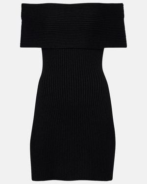Givenchy Minikleid Aus Wolle Und Alpakawolle - Schwarz