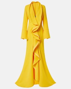 Maticevski Jupiter Draped Gown - Yellow