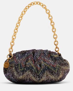 Missoni Caperdoni Small Sequined Clutch - Black
