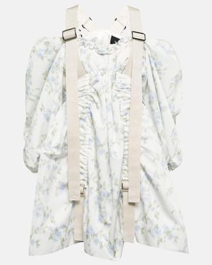 Simone Rocha Puff-Sleeve Minidress - White
