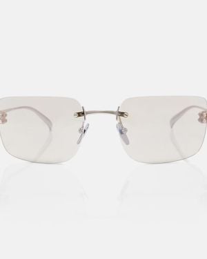 Gucci Signoria Rectangular Glasses - Natural