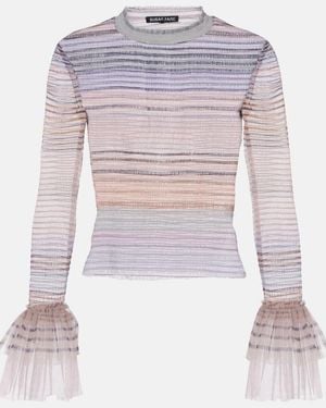 SUSAN FANG Top Aus Tuell - Pink
