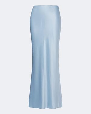 The Sei Maxirock Aus Seiden-Charmeuse - Blau