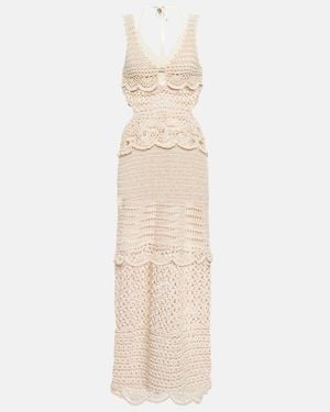 Jonathan Simkhai Cory Crocheted Cotton-Blend Midi Dress - Natural