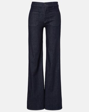 Nili Lotan Florence Wide-Leg Jeans - Blue