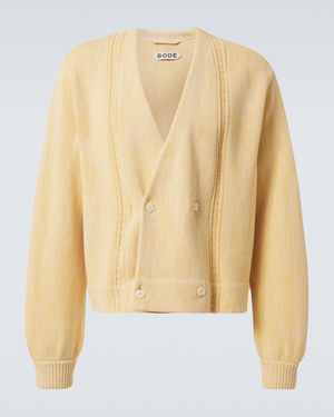 Bode Cotton Cardigan - Natural