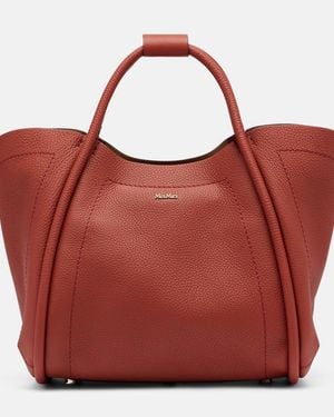 Max Mara Marine Small Leather Tote Bag - Red