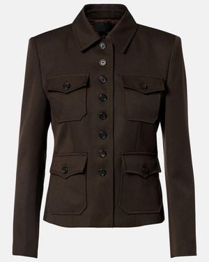 Nili Lotan Jamison Virgin Wool Jacket - Black