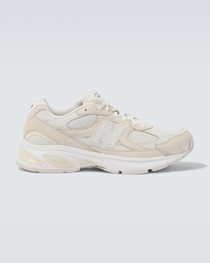 Comme des Garçons X New Balance 2010 Sneakers Mit Veloursleder - Weiß