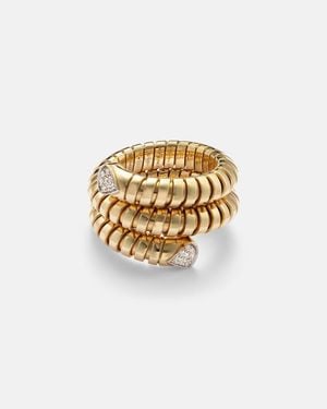 Marina B Ring Trisola Aus 18Kt Gelbgold Mit Diamanten - Mettallic