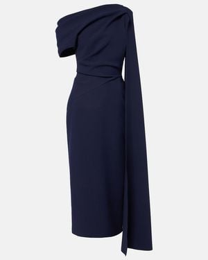 ROKSANDA Maite Draped Crepe Gown - Blue