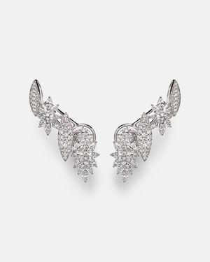 YEPREM Ohrringe Y-Couture Aus 18Kt Weissgold Mit Diamanten - Mettallic