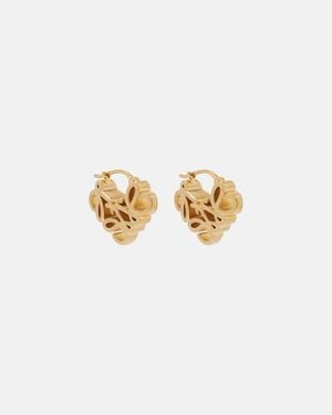 Loewe Anagram Bombe Earrings - Metallic