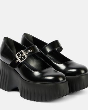 Hogan Plateau-Pumps Janeiro Aus Leder - Schwarz