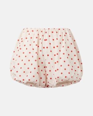 Posse Aurelia Polka-Dot Shorts - Pink