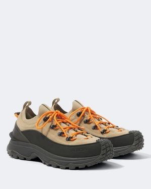 Moncler Sneakers Trailgrip Lite3 Mit Veloursleder - Natur