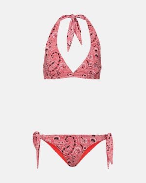 Etro Paisley Printed Bikini - Red
