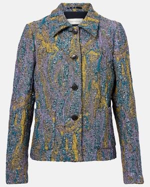 Dries Van Noten Betia Blazer - Blue