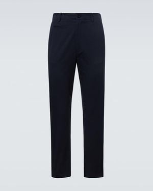 Givenchy Cotton Slim Trousers - Blue
