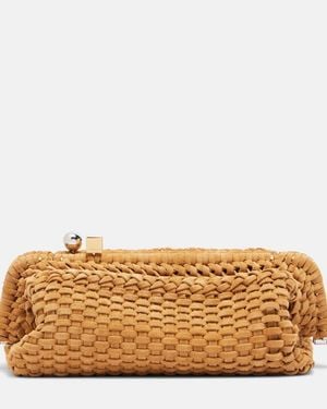 Jacquemus Clutch Salon De Ante Trenzado - Neutro