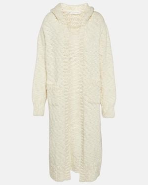 Zimmermann Wilk Wool Coat - White