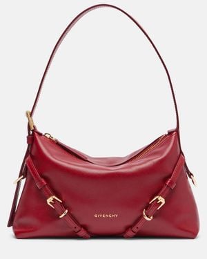 Givenchy Voyou Mini Leather Shoulder Bag - Red