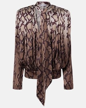 Stella McCartney Printed Top - Brown