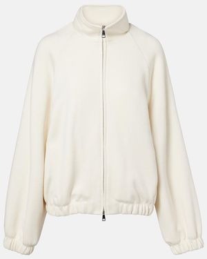 Max Mara Jacke Frine Aus Jersey - Weiß