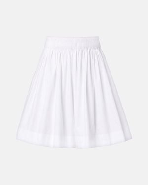 JOSEPH Aissa Cotton Poplin Bermuda Shorts - White