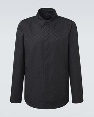 Gucci Hemd Gg - Blau