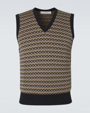 Lemaire Pullunder Aus Baumwoll-Jacquard - Grau