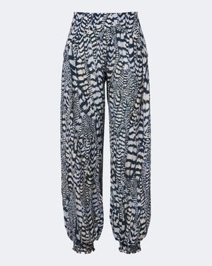 Johanna Ortiz Ballonhose Whispered Motion Aus Seide - Blau