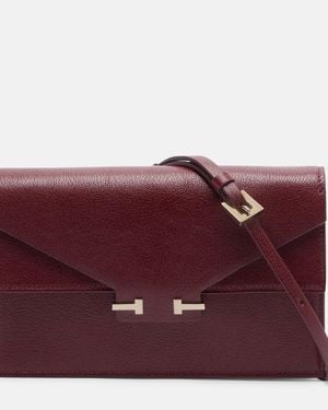 Tom Ford Aube Mini Leather Crossbody Bag - Red