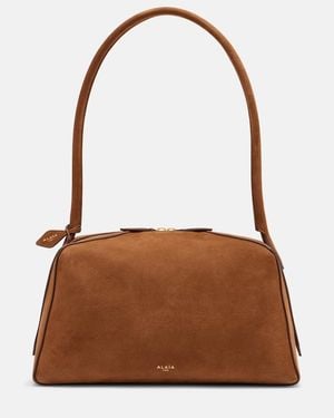 Alaïa Le Bouledogue Leather Shoulder Bag - Brown