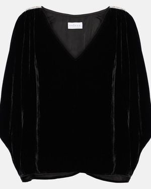 Velvet Adelle Top - Black