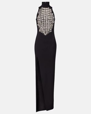 Balmain Embellished Gown - Black