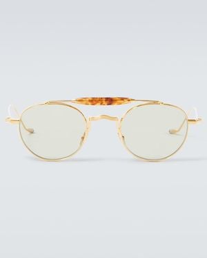 Jacques Marie Mage Dasan Aviator Sunglasses - Natural