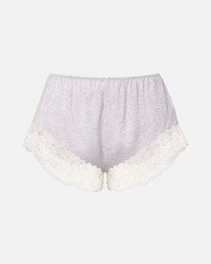 Chloé Shorts Aus Seide - Grau
